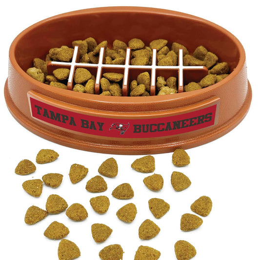 Tampa Bay Buccaneers Football Slow Feeder Bowl