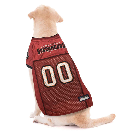 NFL Tampa Bay Buccaneers Striped Mesh Dog Jersey