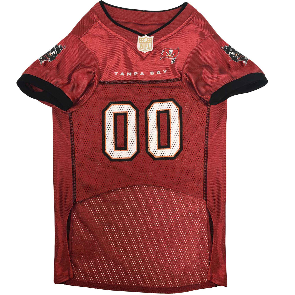 NFL Tampa Bay Buccaneers Striped Mesh Dog Jersey