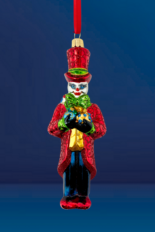 The Naughty List Snowman Glass Ornament - Southlake Paws