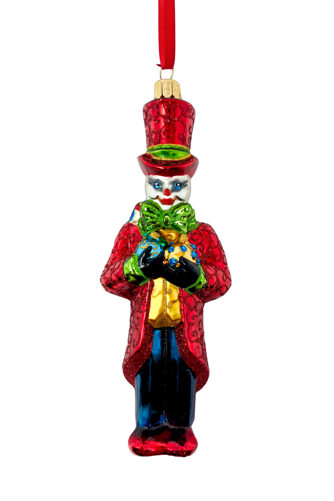 The Naughty List Snowman Glass Ornament - Southlake Paws