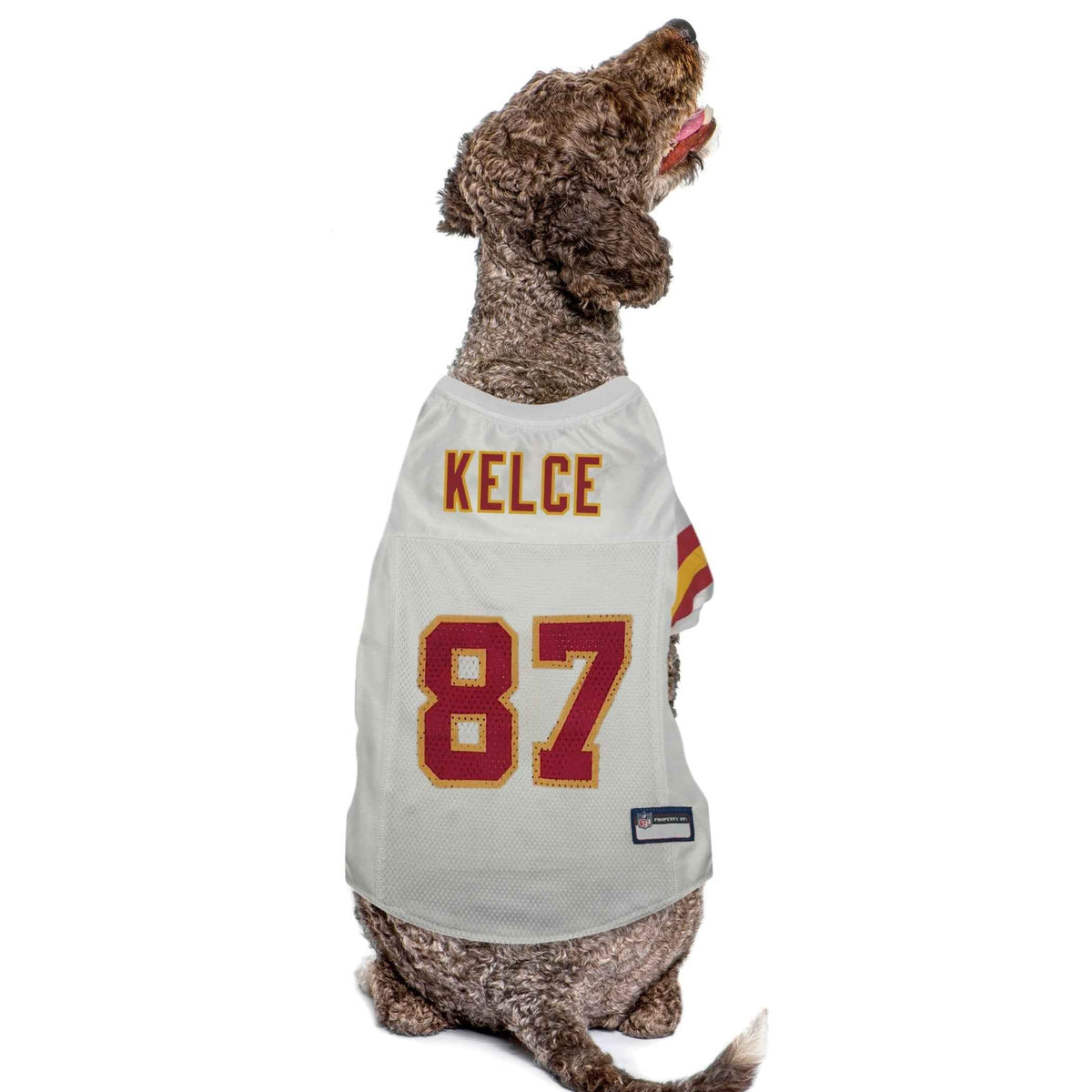 NFL Kansas City Chiefs Travis Kelce Road Mesh Dog Jersey