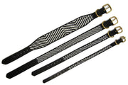 TKC Zebra Beaded Dog Collar