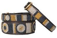 Load image into Gallery viewer, TKC Metallic Circle of Life Beaded Dog Collar
