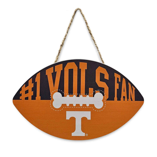 Tennessee Football Shape Sign