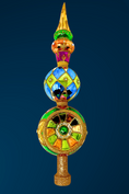 Load image into Gallery viewer, Topaz Sparkling Gem Finial Tree Topper - Southlake Paws

