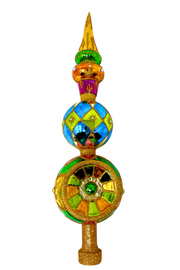 Topaz Sparkling Gem Finial Tree Topper