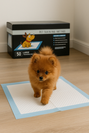 Parisian Pet 'Premium Training Pads' for Puppies & Dogs – Leakproof & Absorbent Pads, 50 Pads