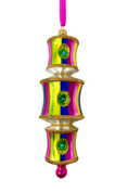 Load image into Gallery viewer, Tropicana Dazzler Glass Ornament - Southlake Paws
