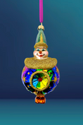 Load image into Gallery viewer, Twinkle Circus Clown Glass Ornament - Southlake Paws
