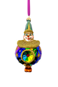 Load image into Gallery viewer, Twinkle Circus Clown Glass Ornament - Southlake Paws
