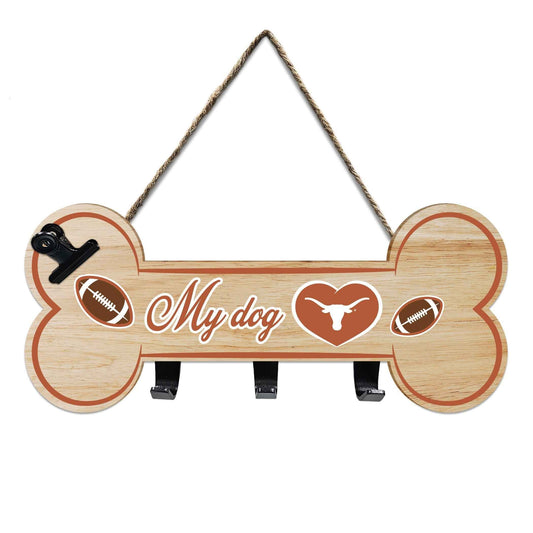 Texas Bone Shape Sign With Hooks