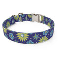 Load image into Gallery viewer, Teal Flowers Dog Collar
