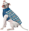 Load image into Gallery viewer, Alpaca Teal Fair Isle Dog Sweater
