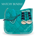 Load image into Gallery viewer, Teal Saddle Pad Set
