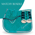 Load image into Gallery viewer, Teal Saddle Pad Set
