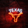 Load image into Gallery viewer, Texas Longhorn Neon Signs
