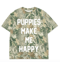 Load image into Gallery viewer, Puppies Make Me Happy Uni-Sex Shirt  | Present for Dog Lovers
