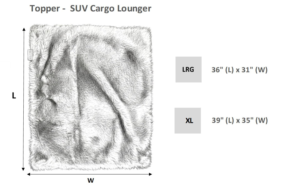 Bowsers SUV Cargo Lounger Reversible Blanket Topper