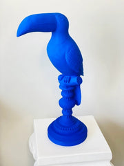 Toucan Bird in Ultra Matte Blue