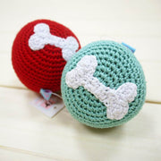 Bone Ball Crochet Toy