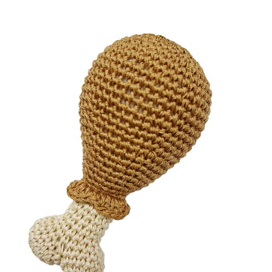 Chicken Leg Crochet Toy - Southlake Paws