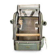 TrackPack: Backpack Bird Travel Carrier with Perch