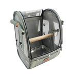 TrackPack: Backpack Bird Travel Carrier with Perch