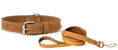Load image into Gallery viewer, Traditional Style Leather Collar and Leash Set - image 2
