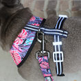 Load image into Gallery viewer, Frenchie Duo Reversible Harness - Tropical Palms
