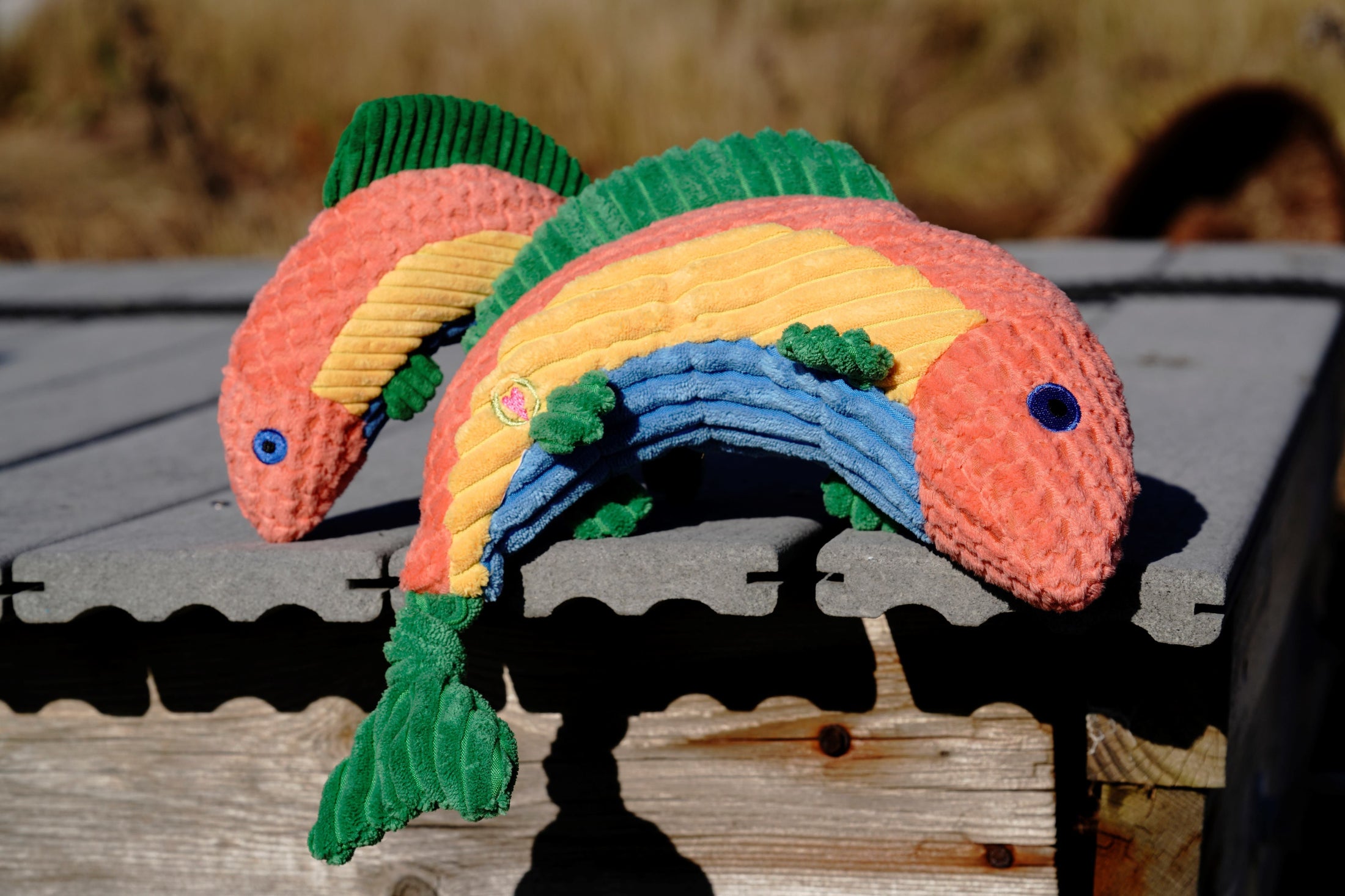 Rauccous Rainbow Trout Knottie® Plush Dog Toy - image 8