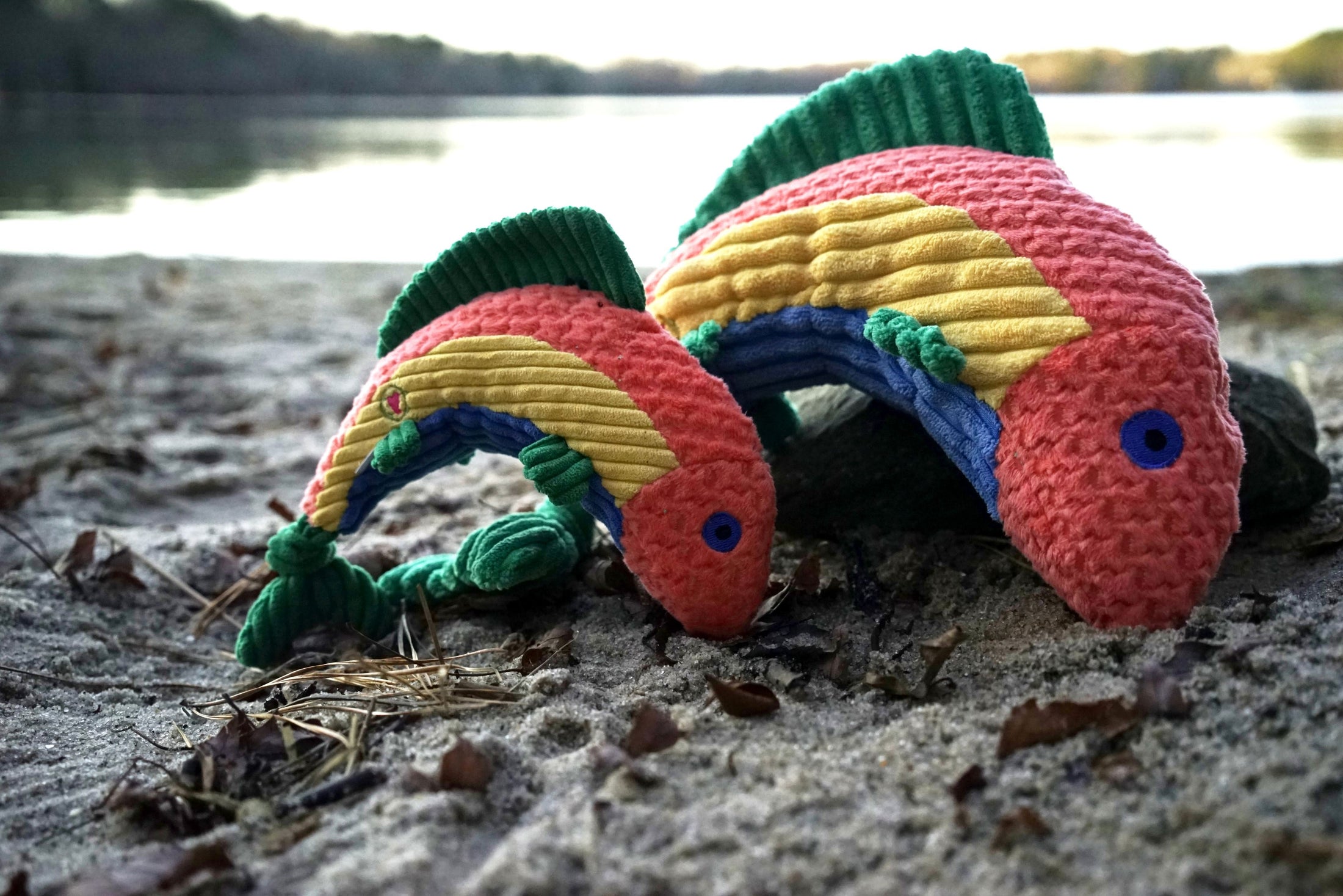 Rauccous Rainbow Trout Knottie® Plush Dog Toy - image 9