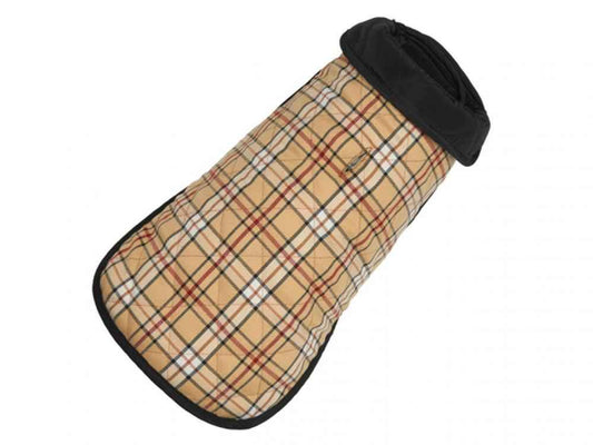 Up Country Plaid Diamond Quilted Coat Pet Accessory