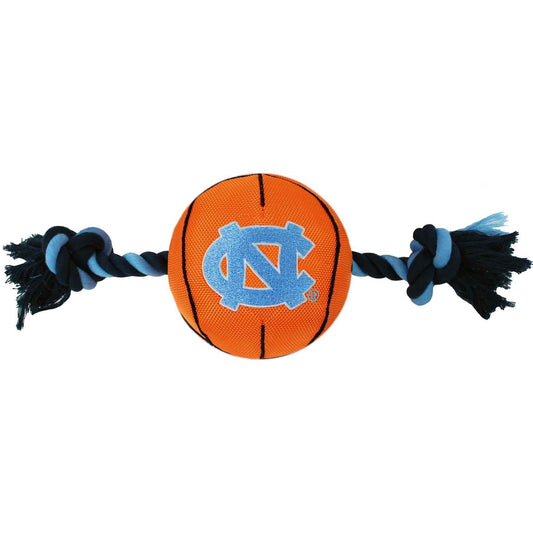 U Of North Carolina Basketball Rope Toy