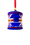 Load image into Gallery viewer, Union Jack Tea Biscuit Jar Polish Glass Ornament
