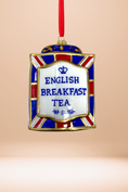 Load image into Gallery viewer, Union Jack Tin Glass Ornament - Southlake Paws
