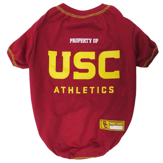 NCAA University of Southern California Trojans Dog T-Shirt