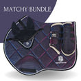 Load image into Gallery viewer, Ultraviolet Saddle Pad Set
