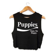 Enjoy Puppies | Women's Crop Tank