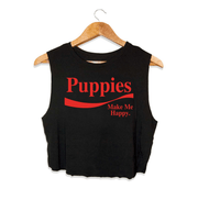 Enjoy Puppies | Women's Crop Tank