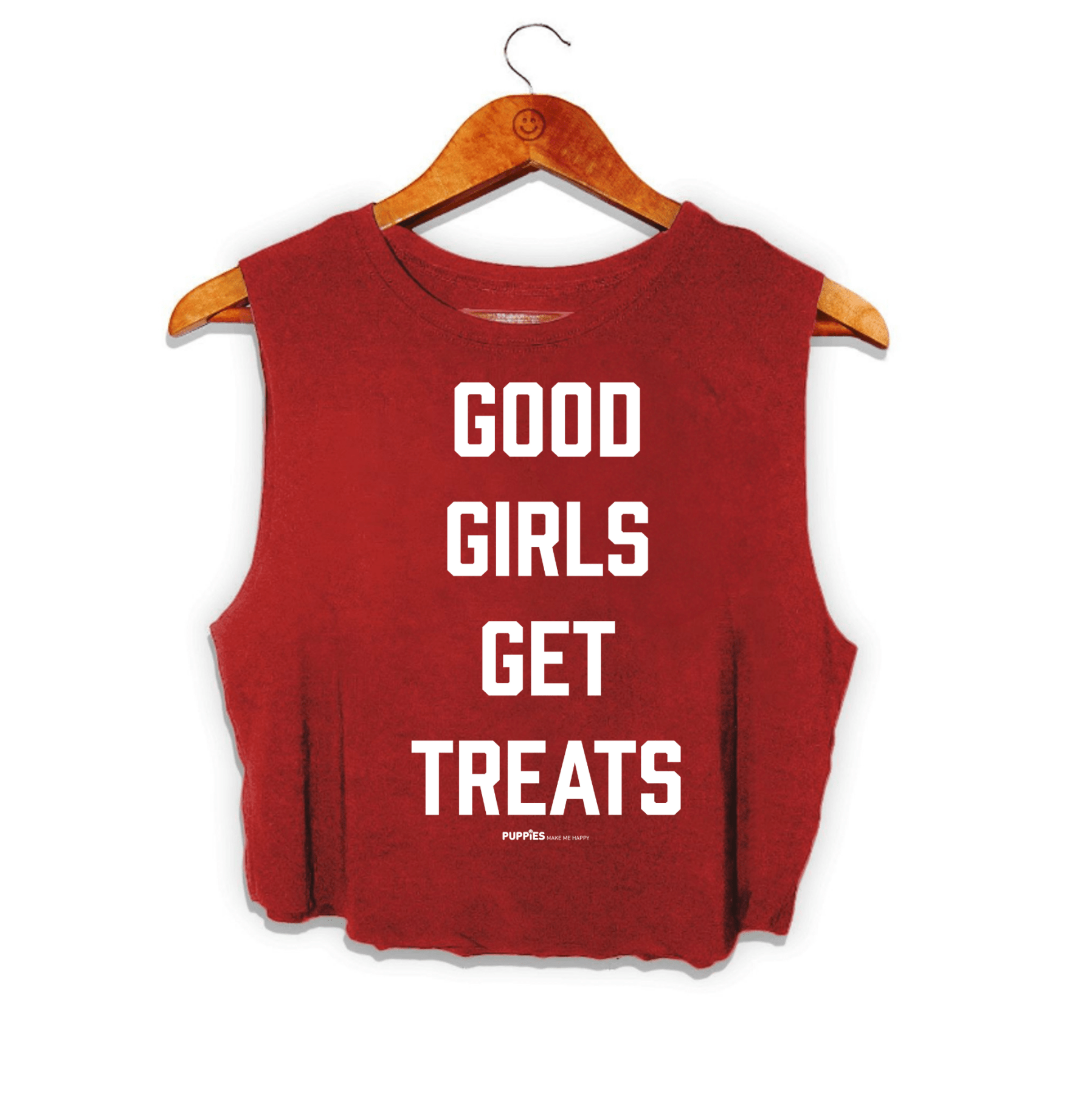 Good Girls Get Treats Crop Top | Gift for Dog Moms & Dog Lovers | Made in USA