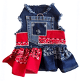 Load image into Gallery viewer, Bandana Denim Dress
