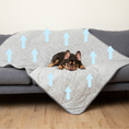 Load image into Gallery viewer, PupChill™ Cooling Waterproof Blanket - Arctic Grey 
