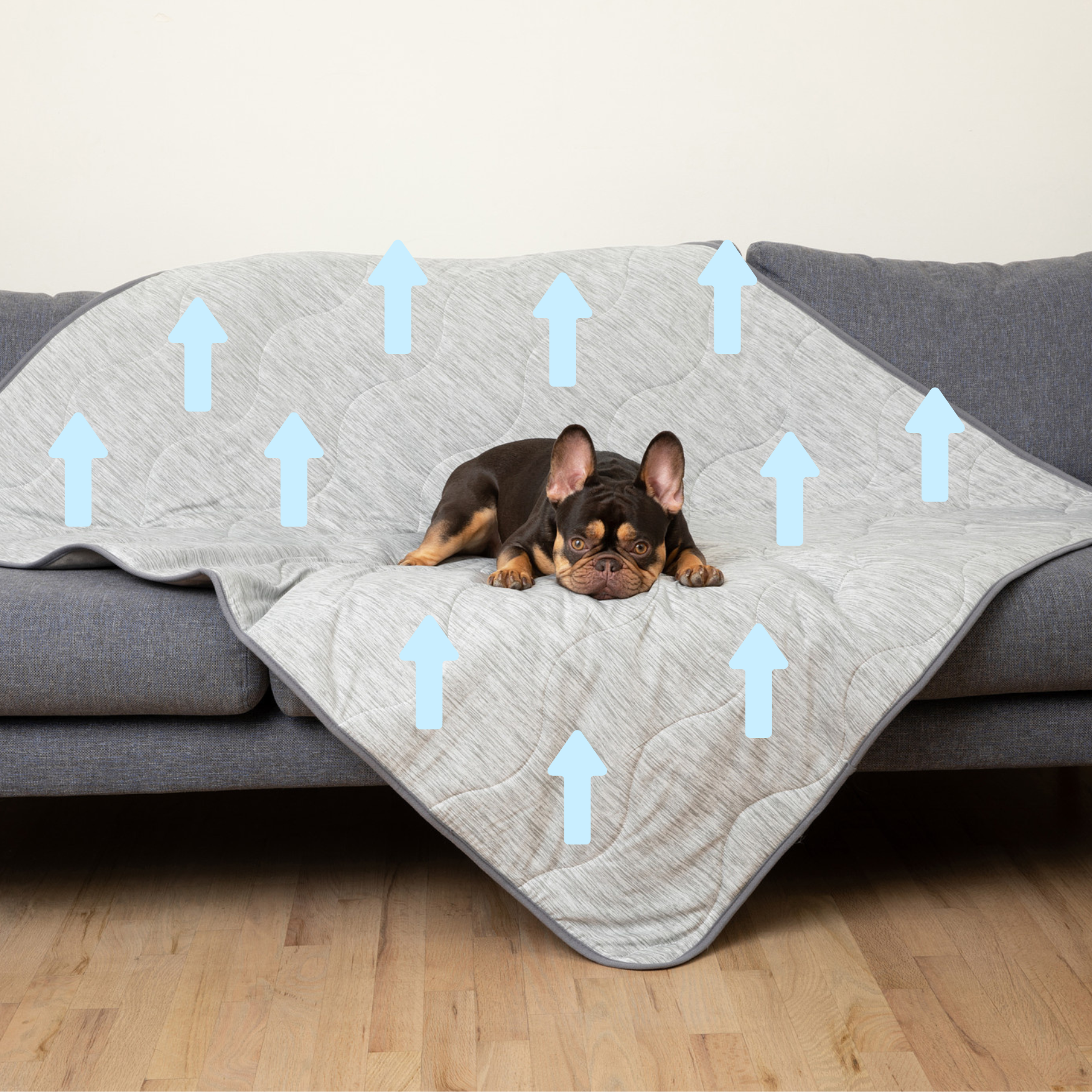 PupChill™ Cooling Waterproof Blanket - Arctic Grey 