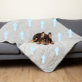 Load image into Gallery viewer, PupChill™ Cooling Waterproof Blanket - Arctic Grey - Southlake Paws
