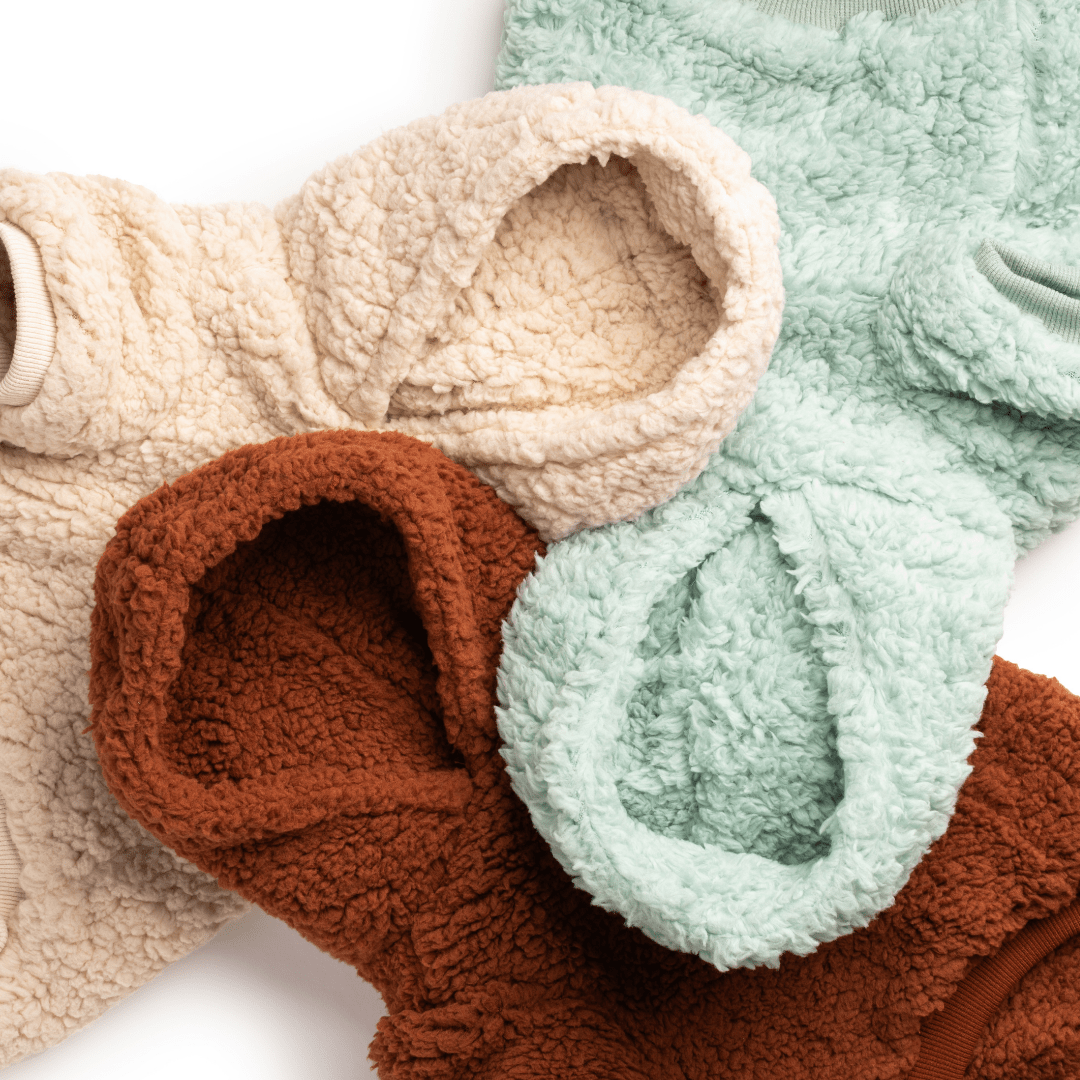 Rust Sherpa Hoodie - Southlake Paws