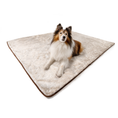 Load image into Gallery viewer, PupProtector™ Short Fur Waterproof Throw Blanket - White with Brown Accents
