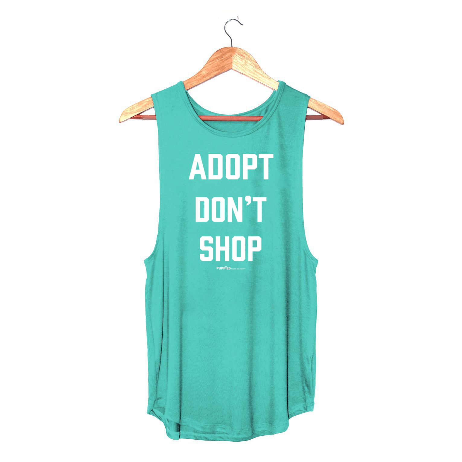 Adopt Don't Shop Sleeveless Top | Gift for Dog Moms | Rescue Dog Shirt