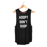 Adopt Don't Shop Sleeveless Top | Gift for Dog Moms | Rescue Dog Shirt