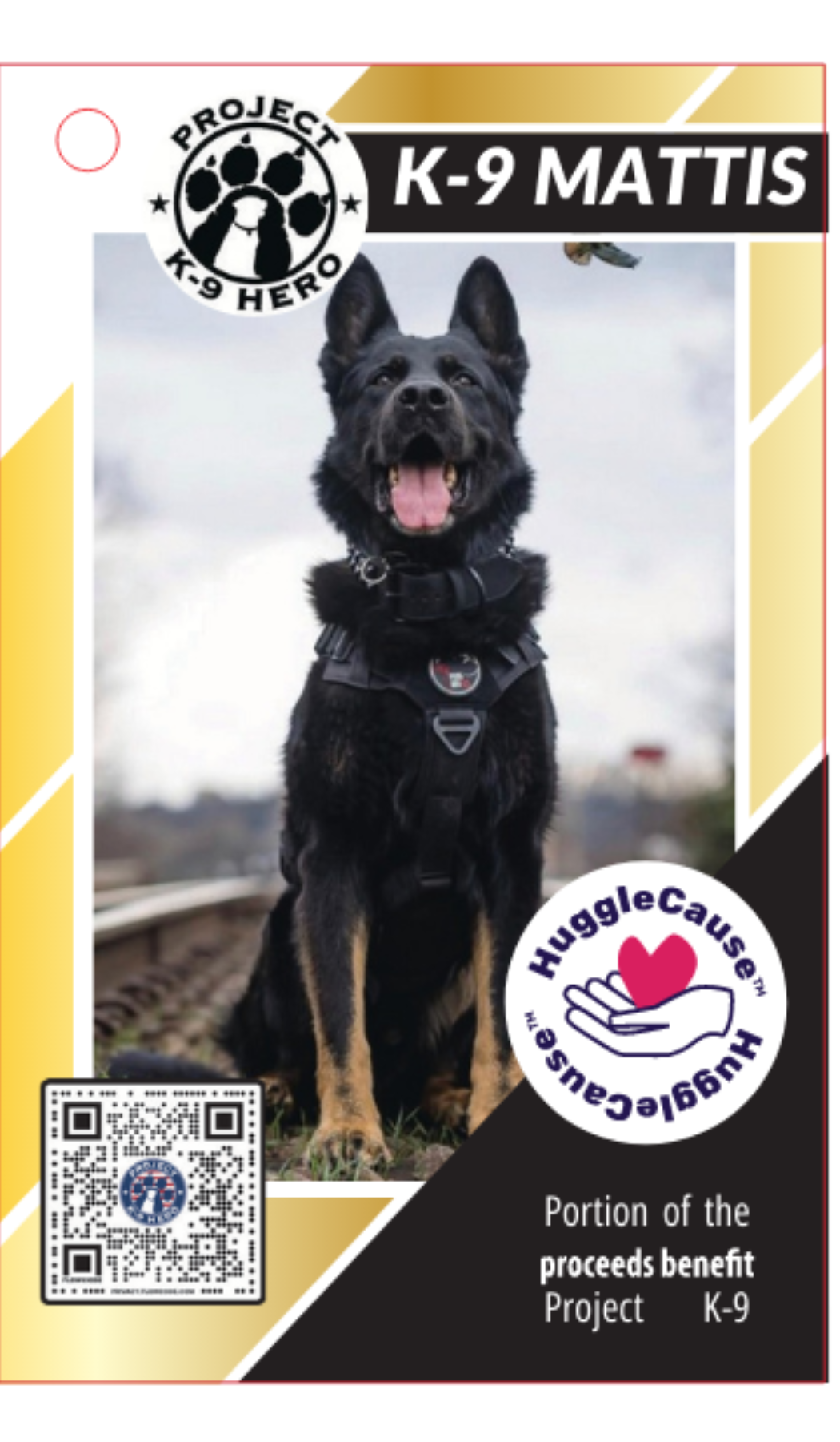 HuggleCause™, Project K-9 Hero, K-9 Mattis Knottie® Plush Dog Toy, Large - image 10